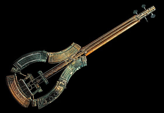 Armas de fogo recicladas como arte