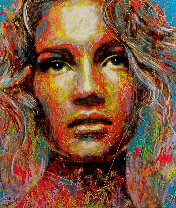 Graffiti Rosto de Mulher