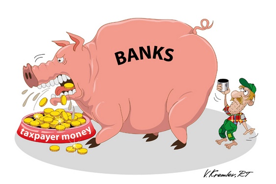 Charge - banqueiros