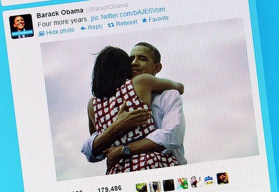 Obama - campeão de tweets