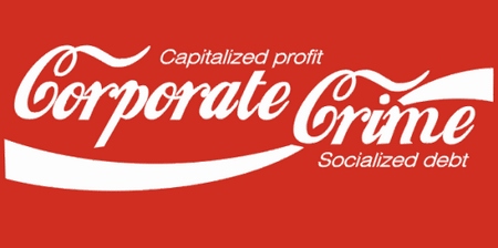 Corporate Crime logo Cola-Cola