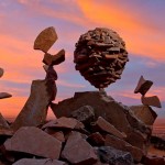A natureza efêmera das esculturas de pedras em equilíbrio