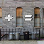 Intervenção urbana vira ‘aula de matemática’ minimalista