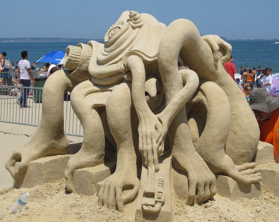 Concurso na praia