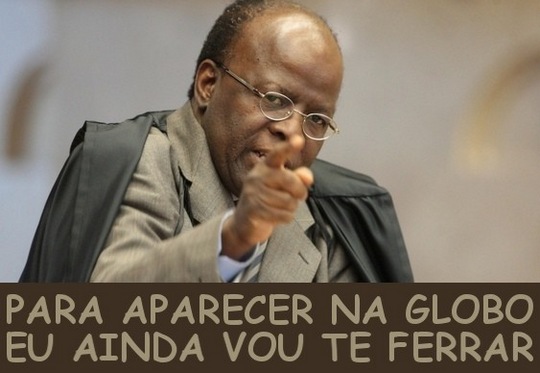 Joaquim Barbosa usado pela mídia
