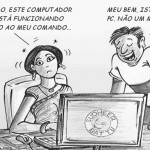Mulher brasileira não consegue mais viver sem o computador