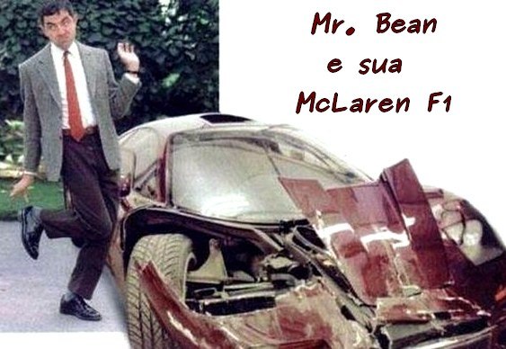 McLaren detonada de Mr. Bean