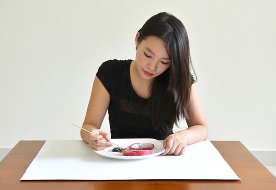 Pratos decorados Hong Yi Red