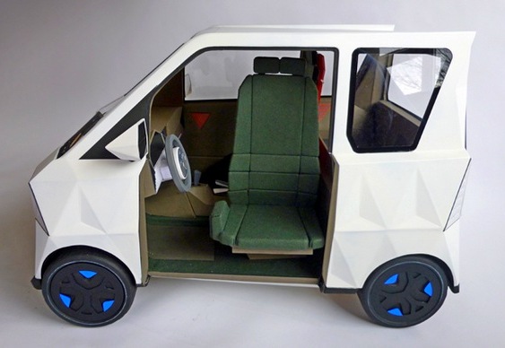 Automóvel super mini elétrico