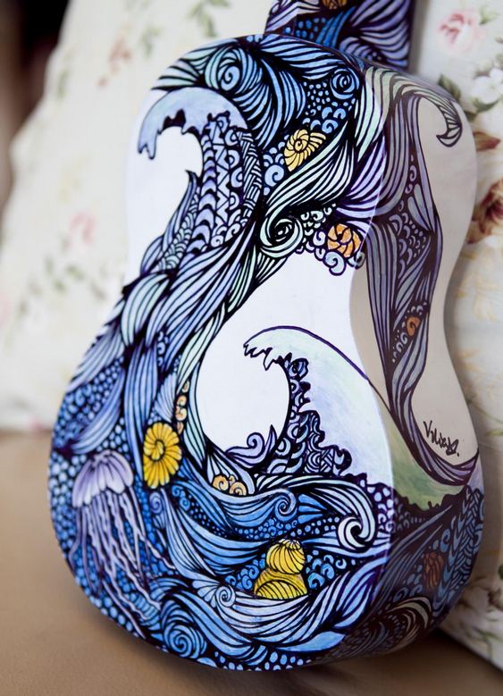 Pintura em violões
