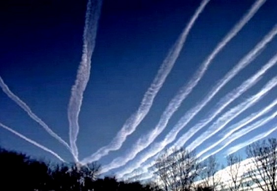 Rastros geométricos no céu