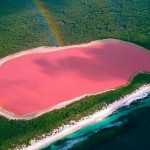 Visões do paraíso na Terra: o incrível lago cor-de-rosa