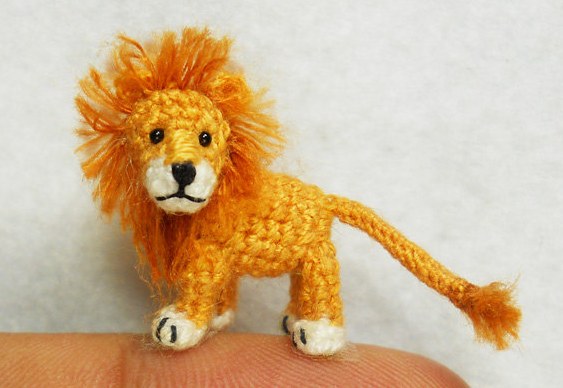 Leãozinho de crochê