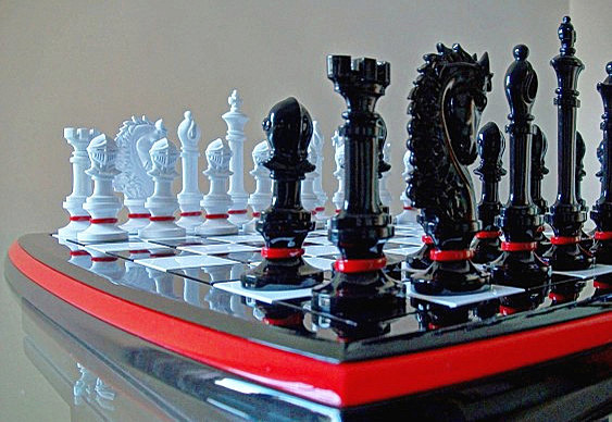 Jogo de Xadrez Flamengo