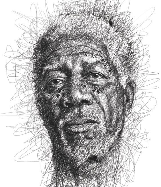 Retrato de Morgan Freeman