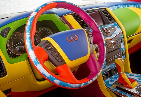 Volante colorido