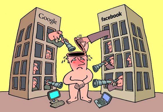 Espionagem Google e Facebook