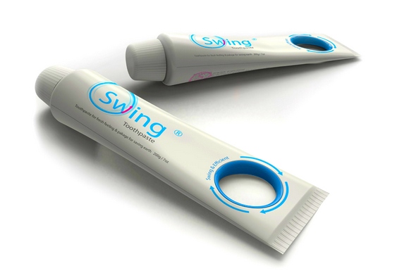 Design tubo dentifrício