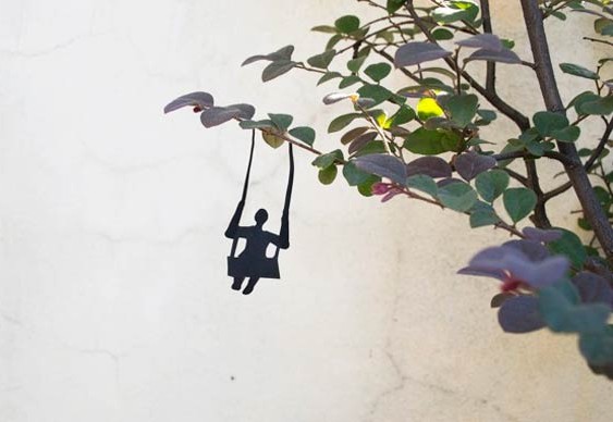 Arte com folhas