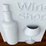 Letreiro em 3D para bar, restaurante, adega e loja de vinhos