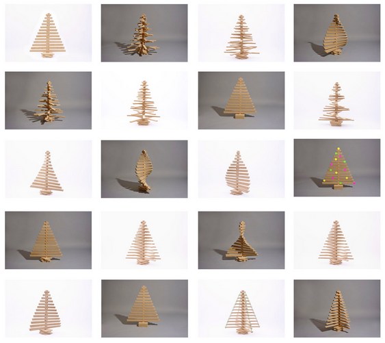 Ideia criativa para Árvore de Natal