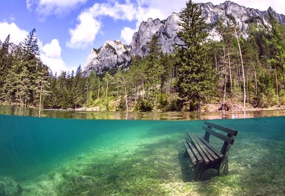 Lago Verde na Áustria