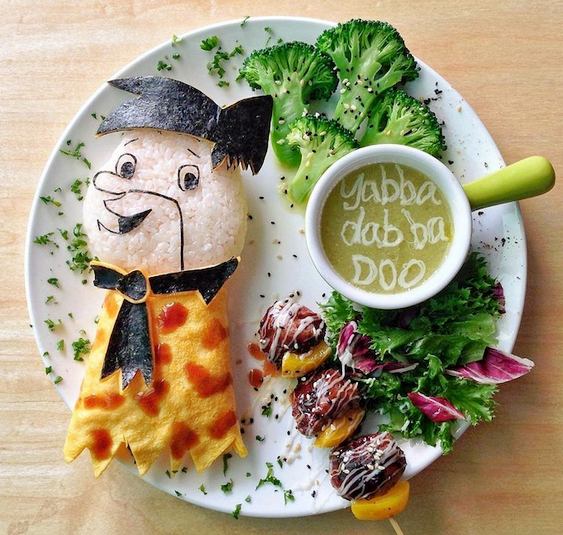 Decoração - pratos de comida