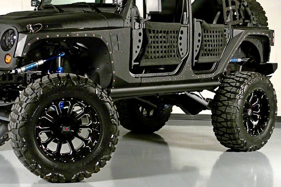 Jeep Preto Pintura fosca para jipe