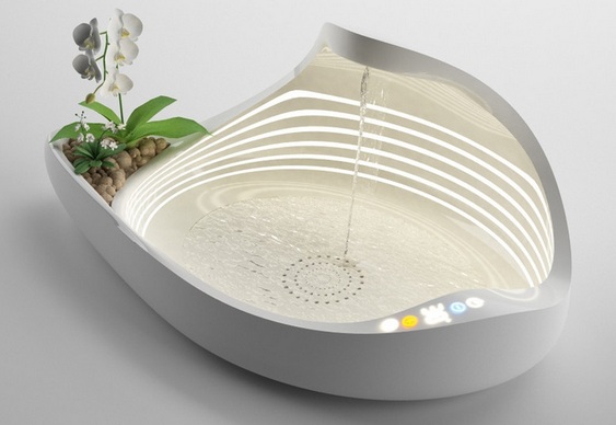 Lavabo com luzes