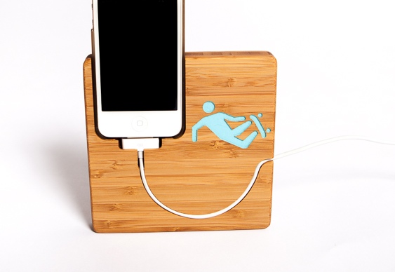 Display de bambu esportivo