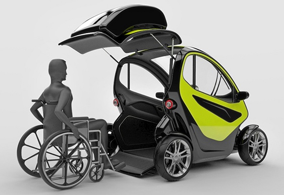 Automóvel para deficientes físicos