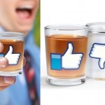 Viciados em Facebook ganham copos para ‘curtir’ uma bebedeira