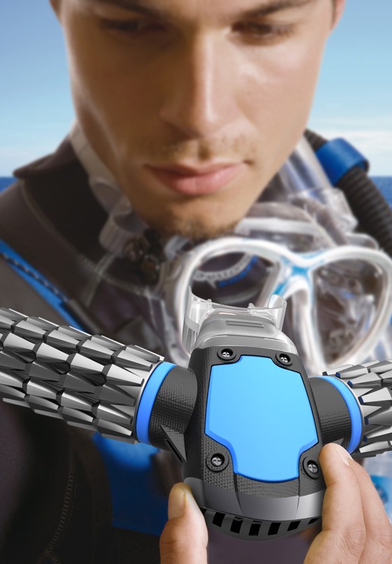 Respirador com filtro a bateria