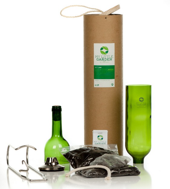 Reciclagem de vidro usado