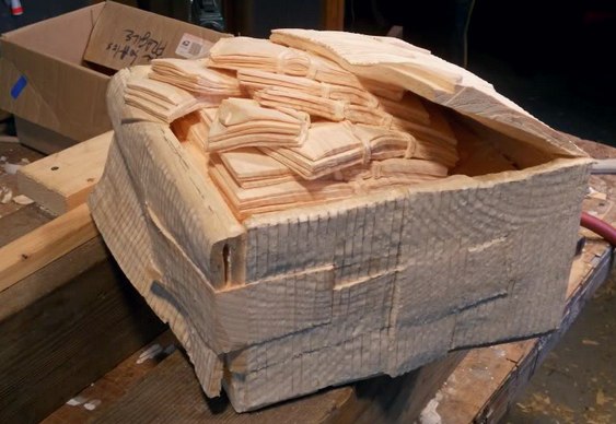 Escultura de dinheiro
