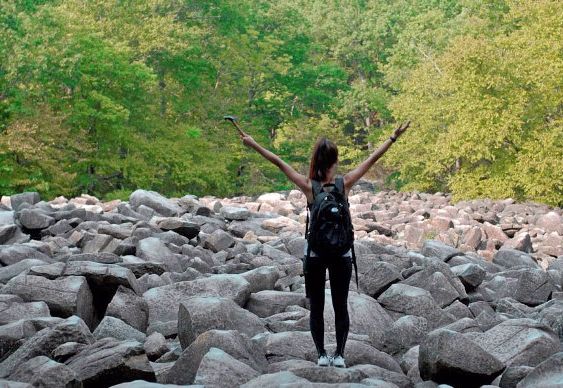 Pedras musicais Ringing Rocks County Park