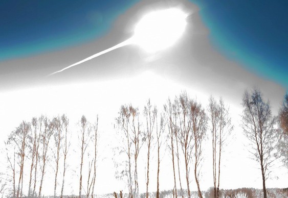 Meteorito caiu na Rússia