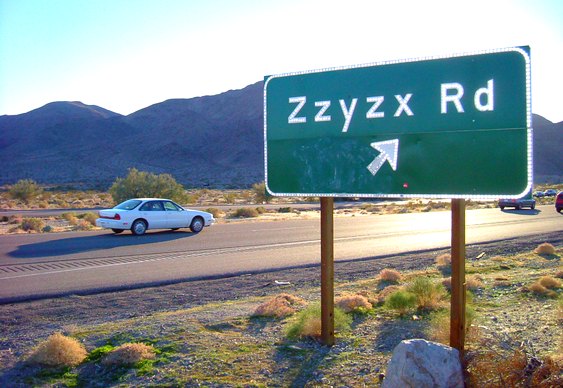 Zzyzx name baby