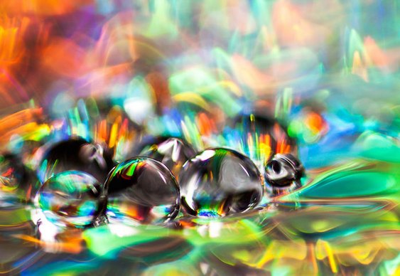 Efeito de lentes macro