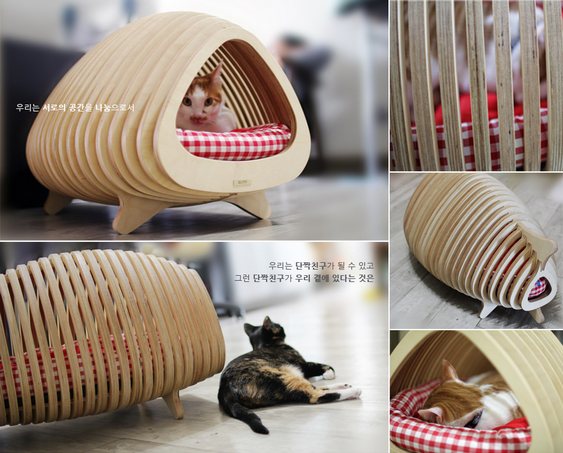 Casa de gato em MDF Ninho de gatos
