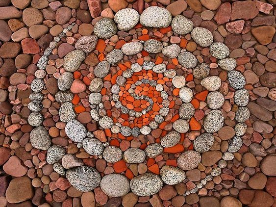 Mosaico de pedras