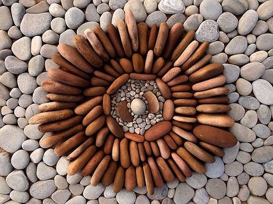 Mosaico de pedras