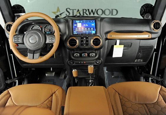Jeep Wrangler de duas cores