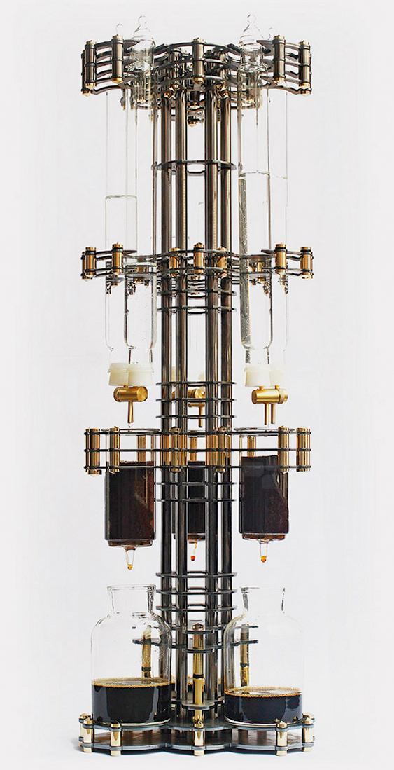 Máquina de café futurista