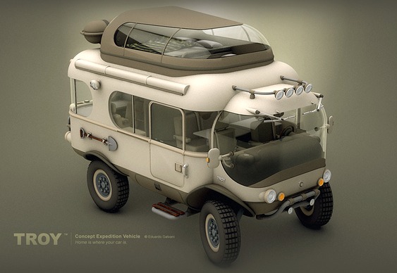 Veículo off-road para viagens