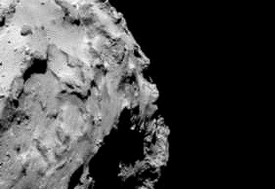 Rosto no cometa Face humana no cometa