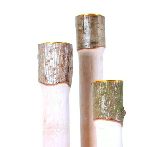 Castiçais artesanais para velas