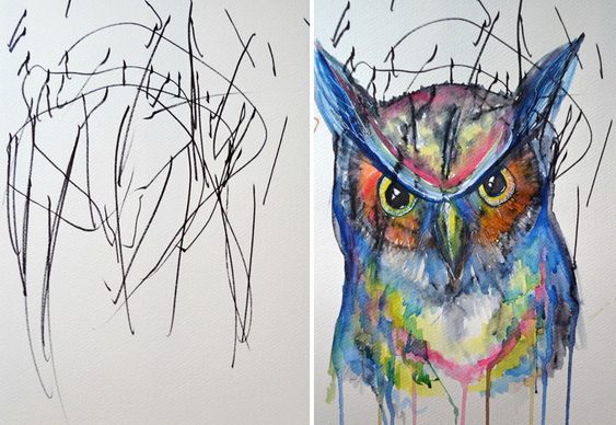Mãe e filha artistas