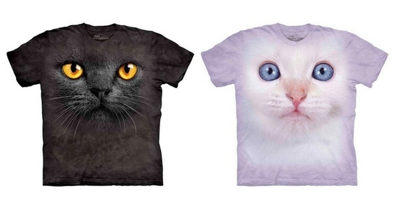 Roupas estampadas com gatos