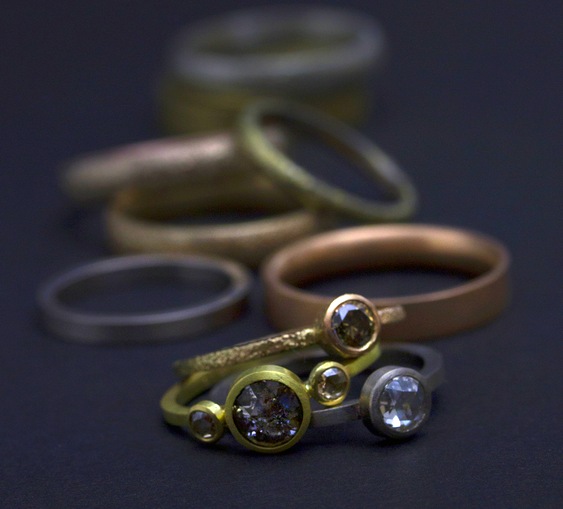 Joias com diamantes